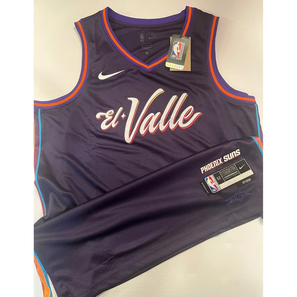 Nike NBA Phoenix Suns El Valle Swingman City Edition Jersey Dri-Fit Size XL